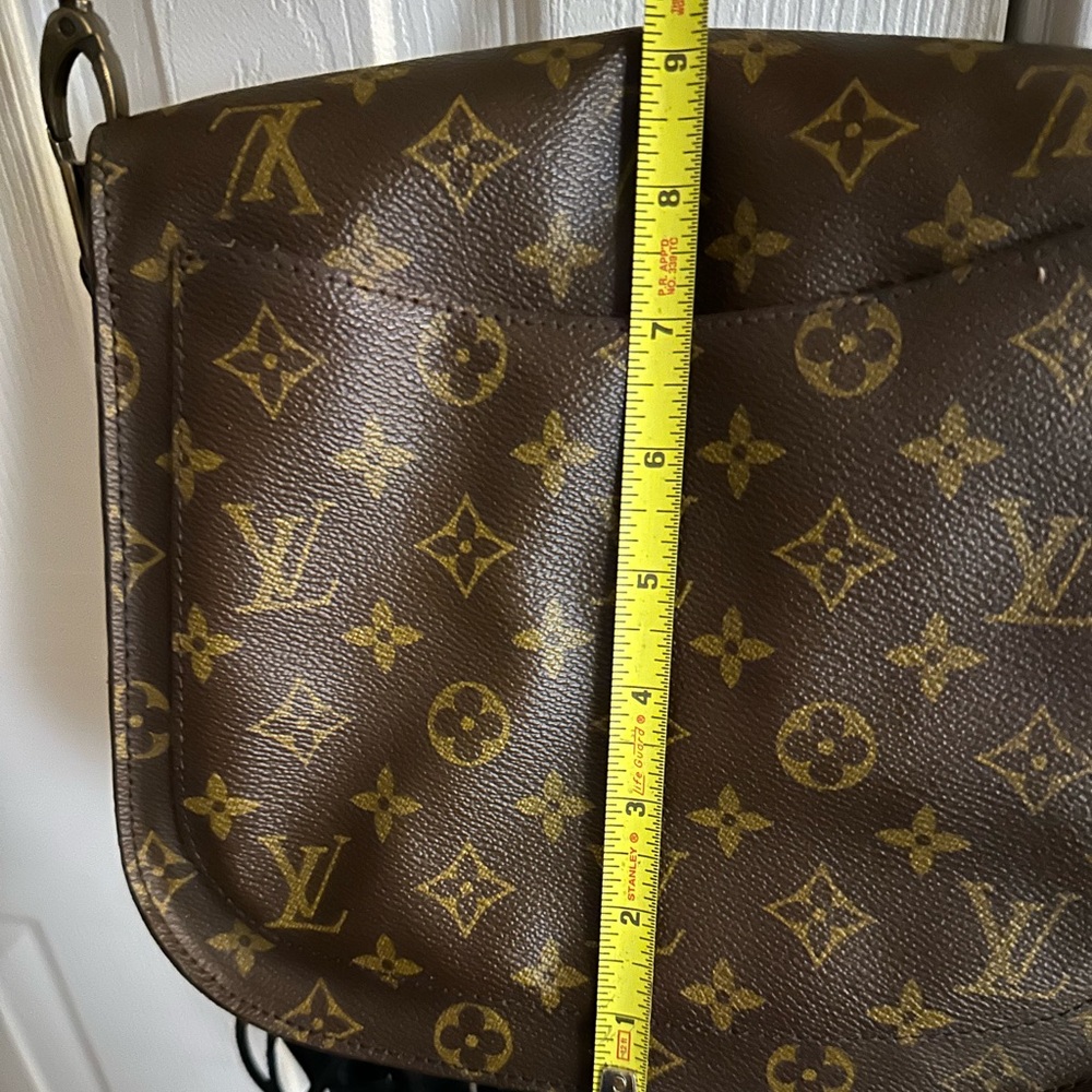 Authentic ONE of a KIND Vintage LV upcycled BOHO Cross Body Bag w/ dust bag. - Picture 9 of 15